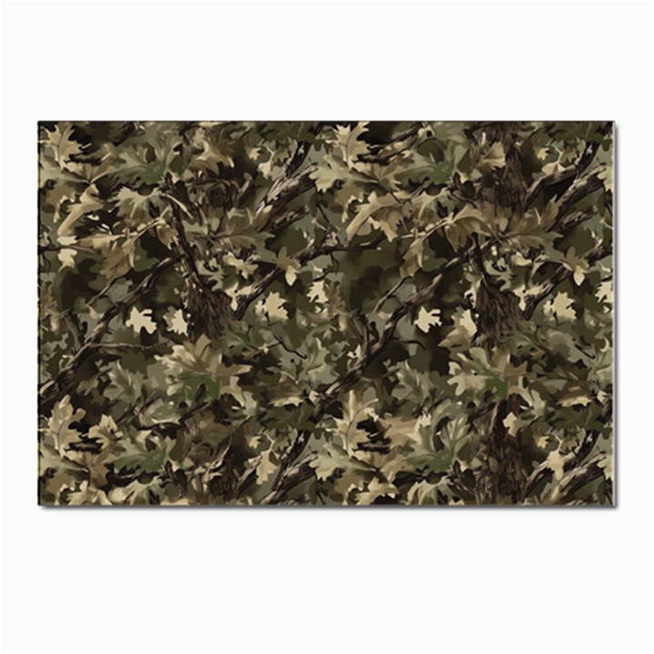 Camouflage Army Survival Uniform Postcard 4 x 6  (Pkg of 10)