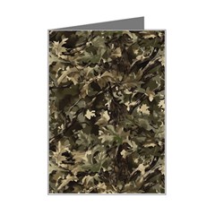 Camouflage Army Survival Uniform Mini Greeting Card