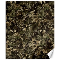 Camouflage Army Survival Uniform Canvas 8  X 10 