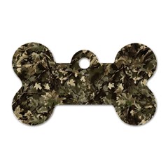 Camouflage Army Survival Uniform Dog Tag Bone (two Sides) by Posterlux