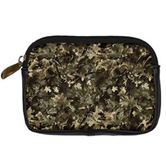 Camouflage Army Survival Uniform Digital Camera Leather Case