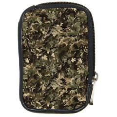 Camouflage Army Survival Uniform Compact Camera Leather Case