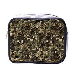 Camouflage Army Survival Uniform Mini Toiletries Bag (one Side) by Posterlux