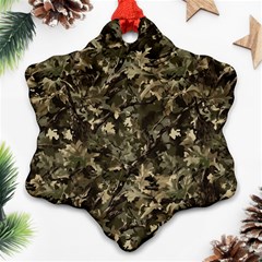 Camouflage Army Survival Uniform Ornament (snowflake)