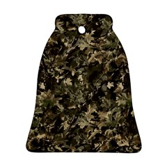 Camouflage Army Survival Uniform Bell Ornament (two Sides) by Posterlux