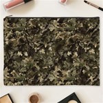 Camouflage Army Survival Uniform Cosmetic Bag (XXXL) Front