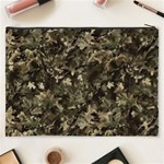 Camouflage Army Survival Uniform Cosmetic Bag (XXXL) Back