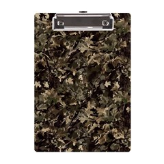 Camouflage Army Survival Uniform A5 Acrylic Clipboard by Posterlux