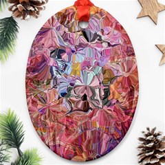 Marbling Blend  Ornament (oval)