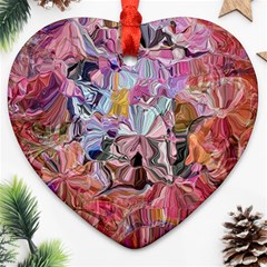 Marbling Blend  Ornament (heart)