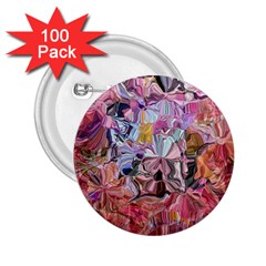 Marbling Blend  2 25  Buttons (100 Pack)  by kaleidomarblingart