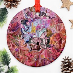 Marbling Blend  Round Ornament (two Sides)