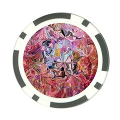 Marbling Blend  Poker Chip Card Guard by kaleidomarblingart