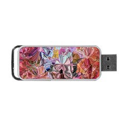 Marbling Blend  Portable Usb Flash (one Side) by kaleidomarblingart