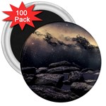 Stellar Dreamscape (AI&Human) 3  Magnets (100 pack) Front