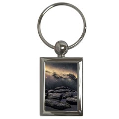 Stellar Dreamscape (ai&human) Key Chain (rectangle) by dflcprintsclothing