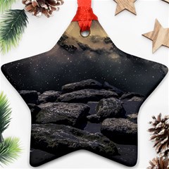 Stellar Dreamscape (ai&human) Star Ornament (two Sides) by dflcprintsclothing