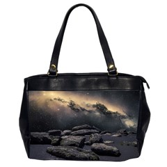 Stellar Dreamscape (ai&human) Oversize Office Handbag (2 Sides) by dflcprintsclothing