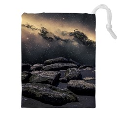 Stellar Dreamscape (ai&human) Drawstring Pouch (4xl) by dflcprintsclothing