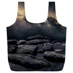 Stellar Dreamscape (ai&human) Full Print Recycle Bag (xxxl) by dflcprintsclothing