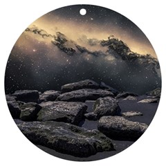 Stellar Dreamscape (ai&human) Uv Print Acrylic Ornament Round by dflcprintsclothing