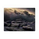 Stellar Dreamscape (AI&Human) Premium Plush Fleece Blanket (Mini) 35 x27  Blanket Front