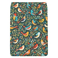 Birds Pattern Flowers Whimsical Removable Flap Cover (l) by Salmanaz77