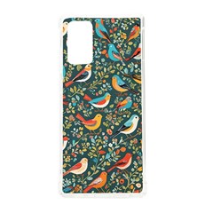 Birds Pattern Flowers Whimsical Samsung Galaxy Note 20 Tpu Uv Case by Salmanaz77