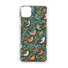 Birds Pattern Flowers Whimsical Iphone 11 Pro Max 6 5 Inch Tpu Uv Print Case by Salmanaz77