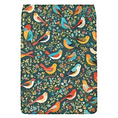 Birds Pattern Flowers Whimsical Removable Flap Cover (s) by Salmanaz77