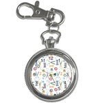 Pattern Seamless Texture Sewing Key Chain Watches Front