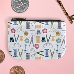 Pattern Seamless Texture Sewing Mini Coin Purse by Salmanaz77