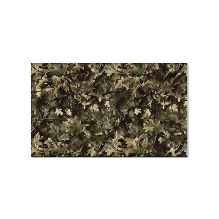 Camouflage Army Survival Uniform Sticker (Rectangular)