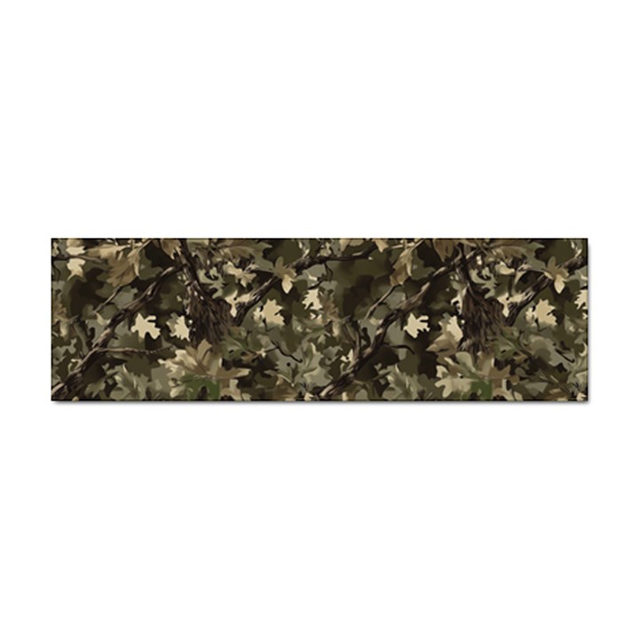 Camouflage Army Survival Uniform Sticker (Bumper)