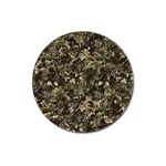 Camouflage Army Survival Uniform Magnet 3  (Round) Front