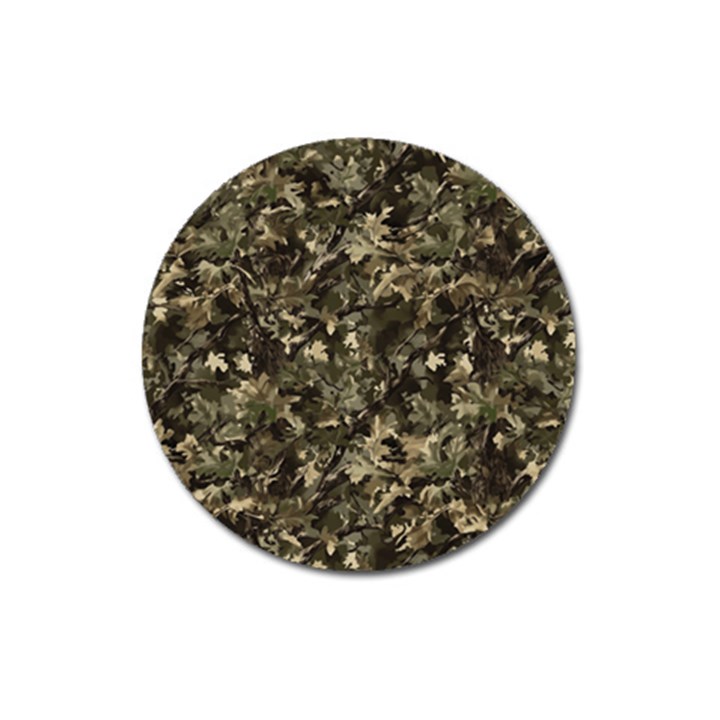 Camouflage Army Survival Uniform Magnet 3  (Round)