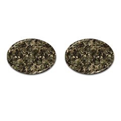 Camouflage Army Survival Uniform Cufflinks (oval)