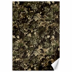 Camouflage Army Survival Uniform Canvas 12  X 18  by Posterlux