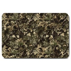 Camouflage Army Survival Uniform Large Doormat by Posterlux