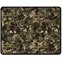 Camouflage Army Survival Uniform Fleece Blanket (medium) by Posterlux