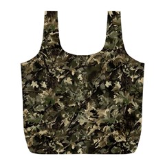 Camouflage Army Survival Uniform Full Print Recycle Bag (l)