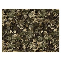 Camouflage Army Survival Uniform Two Sides Premium Plush Fleece Blanket (baby Size) by Posterlux