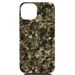 Camouflage Army Survival Uniform Iphone 14 Black Uv Print Case by Posterlux