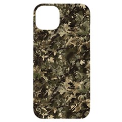 Camouflage Army Survival Uniform Iphone 14 Plus Black Uv Print Case by Posterlux