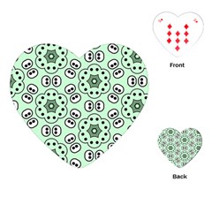 Texture Dots Pattern Playing Cards Single Design (heart)