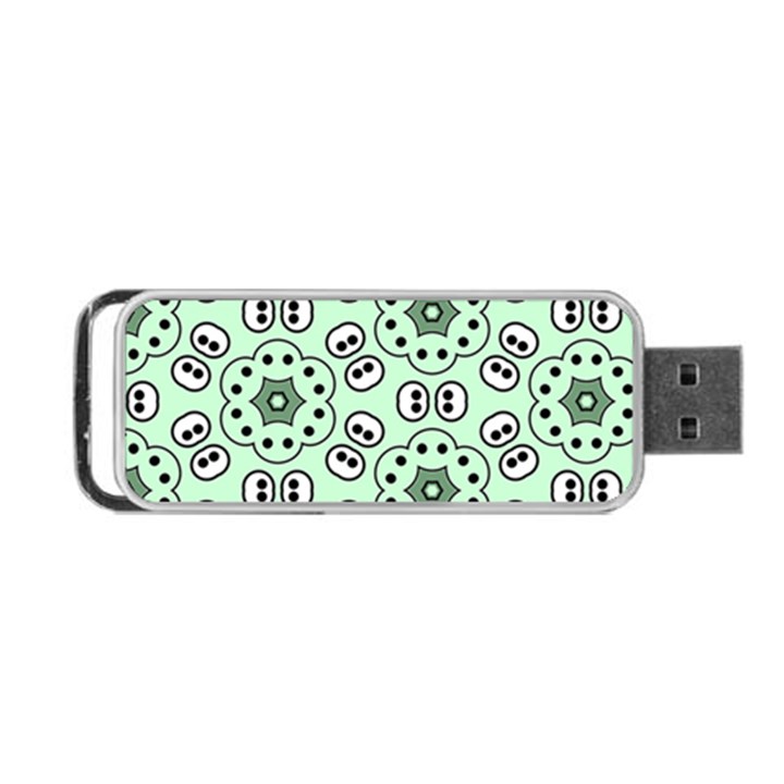 Texture Dots Pattern Portable USB Flash (One Side)