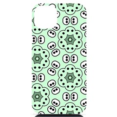 Texture Dots Pattern Iphone 14 Plus Black Uv Print Case by anzea