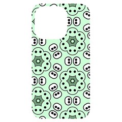 Texture Dots Pattern Iphone 14 Pro Black Uv Print Case by anzea