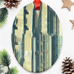 Texture Abstract Buildings Ornament (oval)