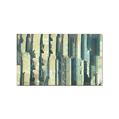 Texture Abstract Buildings Sticker (rectangular)